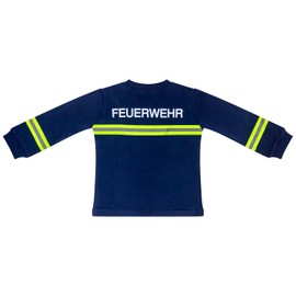 Ringelsuse Children's Pyjamas Fireman Print Fire Brigade, darkblue