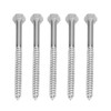 304 Stainless Steel Half Thread Bolt Wood Hex Lag Screws