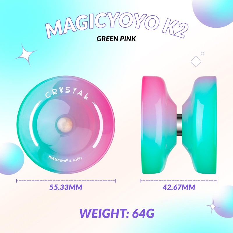 MAGICYOYO Responsive Yoyo for Kids Beginner, Professional Unresponsive Yo Yo