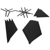 Mirror Wall Stickers Waterproof DIY Acrylic Wall Decals for Living