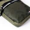 Dickies Women's Men's Logo Tape Square Shoulder Bag, Khaki