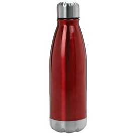 MIK funshopping Vacuum Insulated Water Bottle Thermal Flask Stainless Steel 500 ml (Metallic Red)