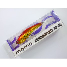 Momo Lure, Chivas Lure, Blue Metal Vibe, Aomo Mono Plate, AP-26, AP-35, AP-42, Perfect for Blue Objects (1.2 oz (35 g) - Red Sardine)