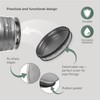 Vent Systems 5" 5" Galvanised Steel End Cap - Duct