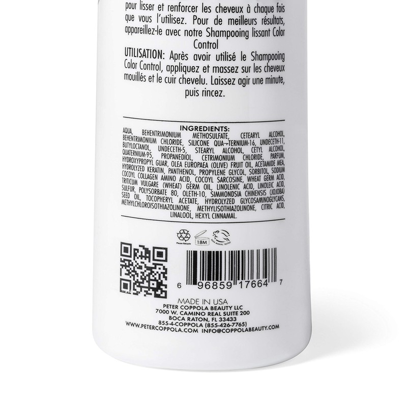 Peter Coppola Keratin Concept Color Control Conditioner 12 oz by