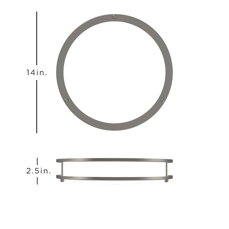 ENBRIGHTEN Premium Flush Mount LED Ceiling Light Fixture, Adjustable Color