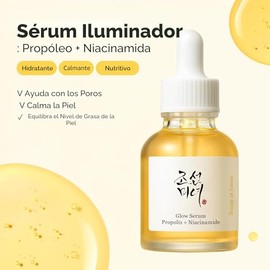 Beauty of Joseon Suero Brillo Propolis y Niacinamida Hidratante Facial Suavizante para Tono de Piel Desigual Cuidado de la Piel Coreana 30ml 1 fl.oz