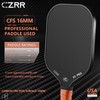 CZRR Pickleball Paddle, USA Pickleball Approved, 3K Raw Carbon Fiber