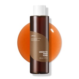 ISNTREE Green Tea Fresh Facial Toner 200ml, 6.76 fl. oz. | Deep Moisturizing | Sebum Control | Nourishing | Revitalizing | Hypoallergenic | Dermatologist Tested