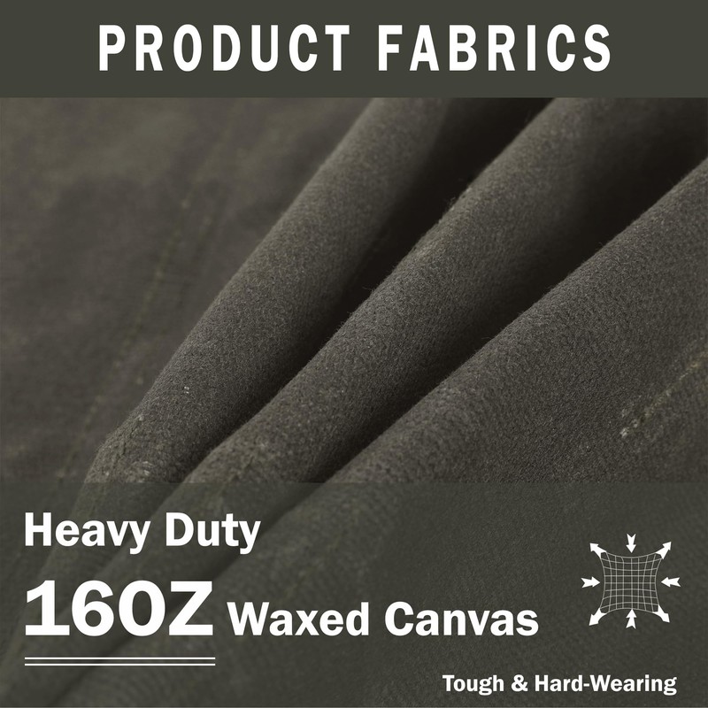 Canvas Tool Tote Bag | 16OZ Waxed Canvas Tool Carrying