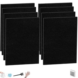 8-Pack AP-1512HH Activated Carbon Pre-Filters Compatible with Coway Airmega AP-1512HH, AP-1512HH-FP, AP-1518R, AP-1519P, 200M Air Purifier, 14.84” x 12.71” x 0.2” – Freshens Air & Enhances Filtration
