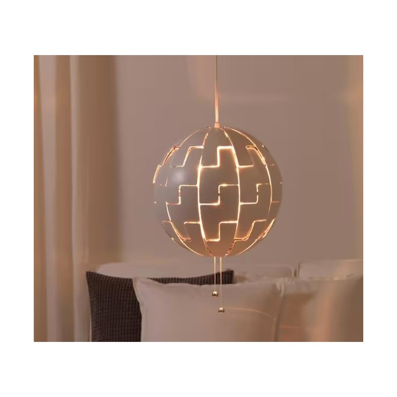 Ikea Ps 2014 Pendant Lamp, White, Silver Color 003.114.98