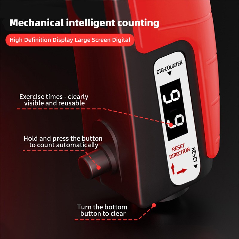 Adjustable Hand Grip Strength Trainer with Ergonomic Design Carbon Steel