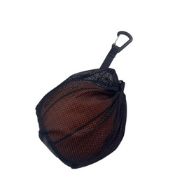 HIDOSNG Mesh Ball Bag, 1 Pcs Single Ball Bag with Zipper Pocket, Clip on Ball Holder