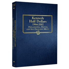 Whitman US Kennedy Half Dollar Coin Album 1964 - 2002 #9127