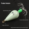 7Pcs Luminous Squid Jig Hooks 12 Needles Squid Jigs Kit