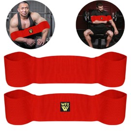 Fitness Bench Press Slingshot Blaster Weightlifting Belts Sling Strength Lifts Press Training Heavy Weights Powerlifting Push Ups Double Squats Exercise Gym (XX-Laarge, Red)