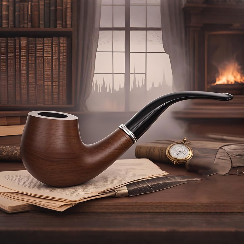 iovgm Classic Plaid Deerstalker Hat Detective Role-Playing Set Grey Plaid