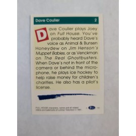 1991 Impel Laffs Full House Dave Coulier Rookie RC #2, Uncle Joey