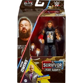 Mattel Mattel WWE Elite Collection Action Figure & Accessories, Premium Live Event Kevin Owens with Interchangeable Hands & Build-A-Figure Pieces