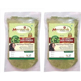 Sidr Powder for Hair & Skin | Sidr Leaves Powder - Natural Hair Pack Conditioner Pack Of 2 (200 Grams) Each Product 100 Grams
