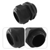 Cionyce 2 Pack NPT 1-1/4 Cable Glands Black Cord Grips