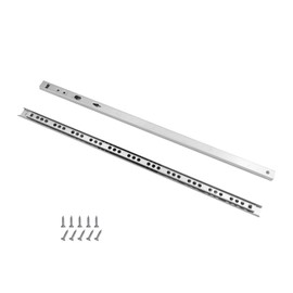 3 Pairs of Ball Extension Drawer Runners, 17 mm Groove Drawer Guides, 300 mm Partial Extension Rails for Drawers, Drawers Rail System for Easy Assembly