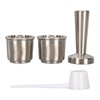 Stainless Steel Refillable Coffee Capsules Eco Friendly Reusable Coffee Pods