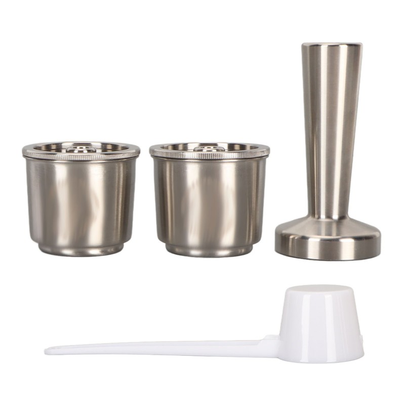 Stainless Steel Refillable Coffee Capsules Eco Friendly Reusable Coffee Pods