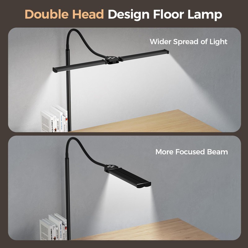 LED Floor Lamp for Living Room, Bright Reading Lamps for