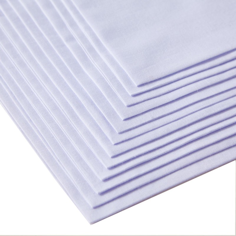 Men's Pure White 100% Cotton Handkerchief (6)