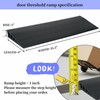 BEIEBIJOB 1" Rise Threshold Ramps for Doorways,Wheelchair Ramps for Home.