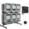 Heavy Duty Folding Chair Cart & Table Cart with Locking