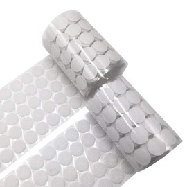 Adhoklop Adhoklop Self Adhesive Dots, 300 Pcs (150 Pairs) 0.78inch Diameter Hook and Loop Fastener Self Adhesive Round Circle Sticky Sticker Dots for Arts and Crafts School Classroom White