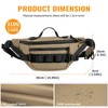 Huntvp Military Fanny Pack Tactical Waist Bag Pack Water-resistant Crossbody
