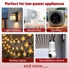 [TaidaLink] 10ft Clear Extension Cord 125V 10A 1250W Slim Design,