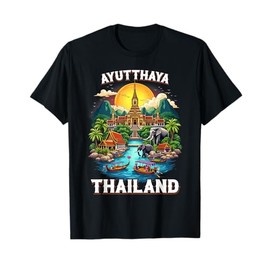 Ayutthaya Thailand Souvenir Thai Travel Vacation T-Shirt