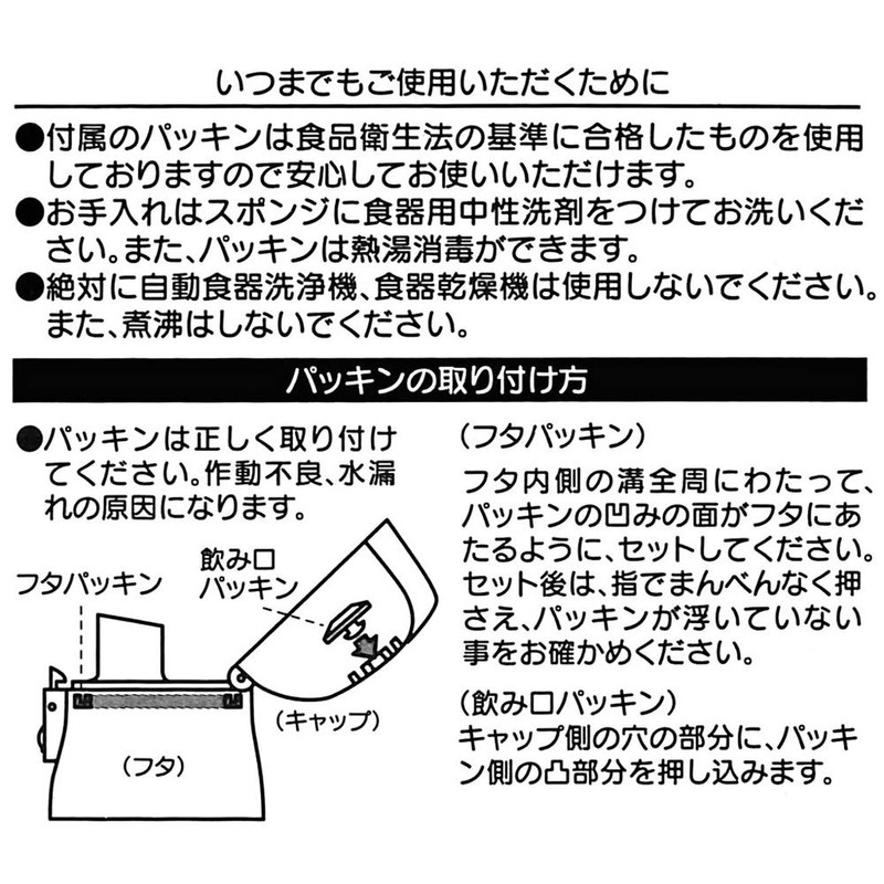 スケーター(Skater) 交換用 キャップユニット 子供用 水筒部品 580ml 適応品番 SDC6N・SKDC6（直飲み) ブルー P-SDC6-CU-A