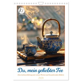 Du, mein geliebter Tee (Wandkalender 2026 DIN A4 hoch), CALVENDO Monatskalender: Eine Hommage an ein vielseitiges Getränk voll Entspannung und Gesundheit (CALVENDO Lifestyle)