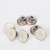 20 Sets 17mm Replacement Jeans Buttons Pants Metal Button Snap