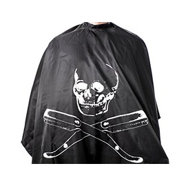 Jolly Barber Waterproof Nylon Barber Cape with Snap Neck Closures