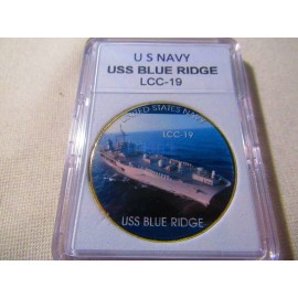 US NAVY - USS BLUE RIDGE (LCC-19) Challenge Coin