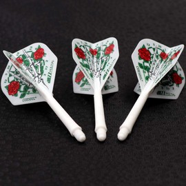 CUESOUL Jazz-Metal Integrated Dart Shaft and Flights for Steel tip Darts and Soft tip Darts