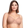 Glamorise Women's Plus Size Lace Comfort Wonderwire Bra Underwire #9855,