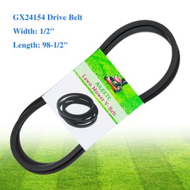 AILEETE GX24154 Drive Belt 1/2" x 98-1/2" for John Deere D105, E100, X105, X106 Lawn Tractor, Replaces John Deere D105 Drive Belt, E100 Belt
