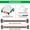 YELUFT 10 Stück PIR Bewegungssensor Bewegungsmelde Modul mit 5 Stück