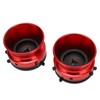 1 Pair NAB Hub Adapters Polished Aluminum Alloy Universal Loading