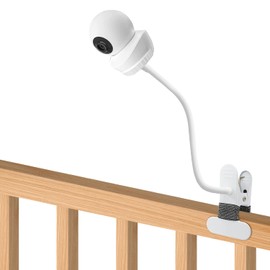 AOZTSUN Baby Monitor Mount Compatible with Babysense HD S2/ V43 Monitor and Other Baby Monitor with 1/4 Threaded Hole 15.7 inches Flexible Clip Clamp Mount Long Gooseneck Arm