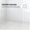 OUNONA 10 Pack Square Washers Set Flat Stainless Steel Washers