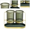 Chopsticks Drying Holder Iron PET Transparent Chopsticks Drying Caddy for